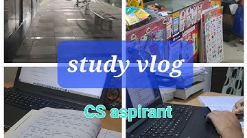 Study vlog📖📚 | CS CSEET | CS aspirant