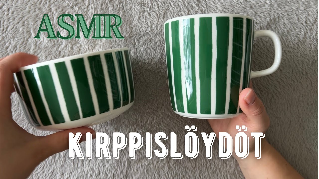 ASMR SUOMI - kirppislöytöjen esittely ✨
