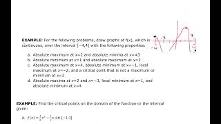 MATH&151 Section 4-3  Maxima and Minima