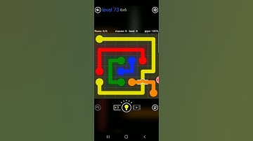 How to solve flow free bridge (6x6 mania level 73)