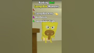 Ranking Best SpongeBob Moments 🔥 #spongebob #trend #animation