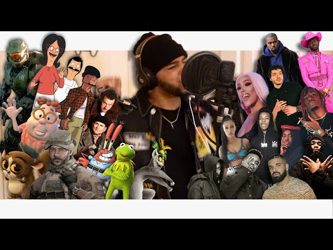 Hit Rap Songs in Voice Impressions 4! | Industry Baby, Off The Grid, Family Ties + MORE