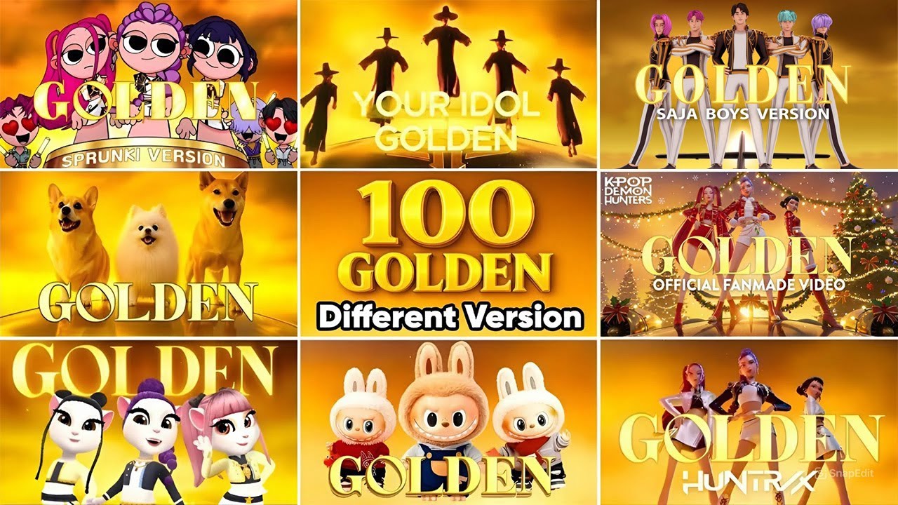 Song GOLDEN Huntr/x Through Different Versions🤩Guess The Song Golden KPOP DEMON HUNTERS🎵Huntrix,Rumi