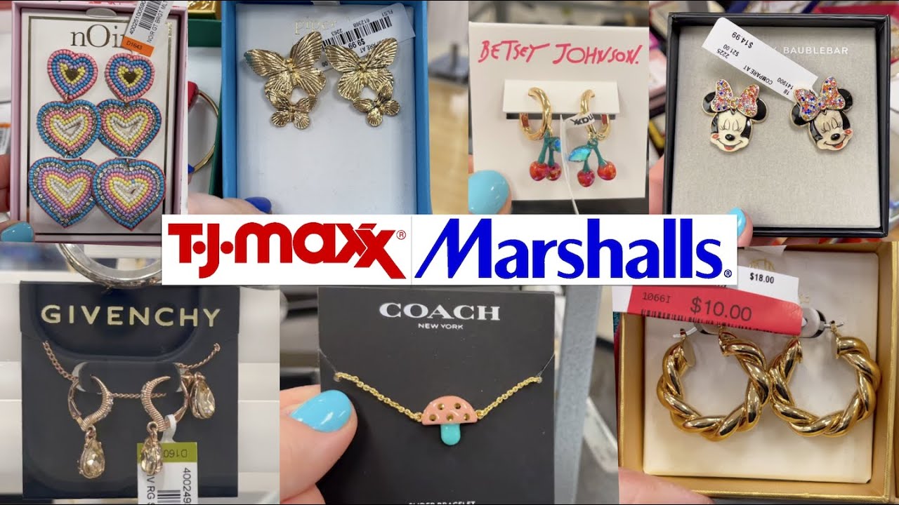 MARSHALLS & TJ MAXX SHOP WITH ME 2023 NEW JEWELRY FINDS, RINGS