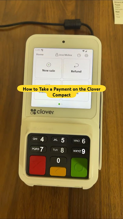 Clover Compact: How to Take a Payment on the Clover Compact POS | Payment Processing | Clover POS |