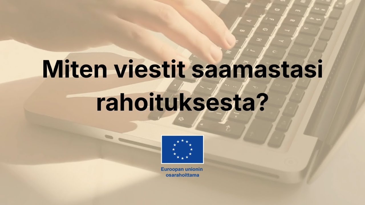 Näin viestit saamastasi maaseuturahoituksesta