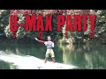 徳島県池田ダムにて行われた[ U-MAX Party ] ウエイクボードParty