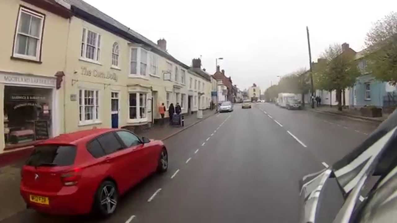 A Ride Through South Molton in Devon YouTube