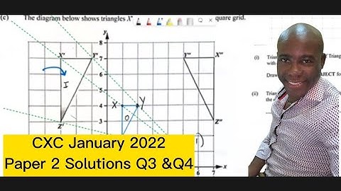 CXC |CSEC| Mathematics January 2022 Paper 2 Solution Q3 AND 4#dellymathsconcepts #cxcmaths