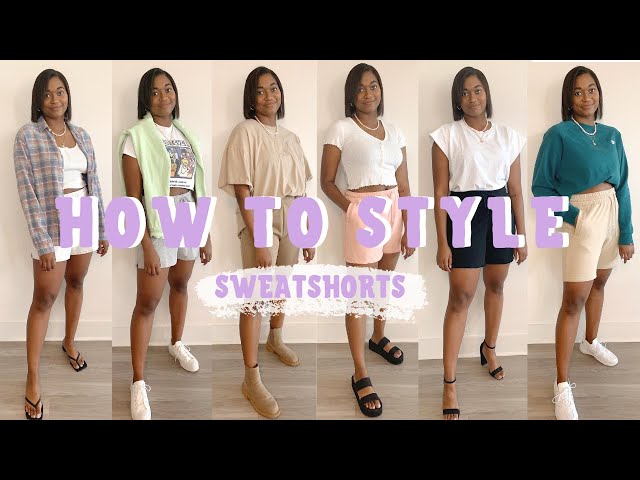 How to Style Sweat Shorts