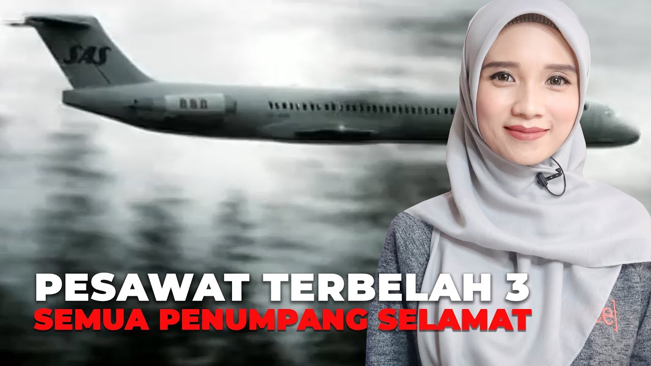 Mendarat dengan Satu Sayap Pesawat Terbelah Menjadi Tiga Bagian | SAS 751