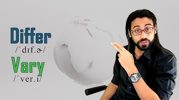 Differ vs Vary ESL (Less than a minute)