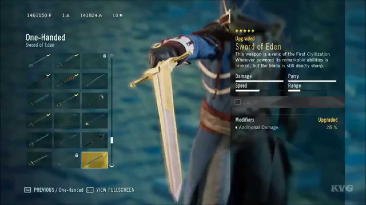 assassins creed unity weapon stats