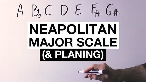 Making music with the Neapolitan Major Scale, and PLANING