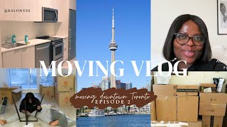 MOVING VLOG - Episode 2: AM I A CRY BABY?!: Saying goodbye, Cleaning, Unboxing, Building Furnitures