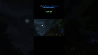 Why is Minecraft suddenly THIS relaxing? 🌙 (RTX ON) #minecraft #gaming #rtxon #calm #4k