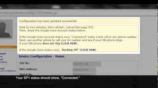 Setting Up Google Voice on Your OBi202