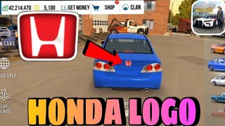 How to make the Honda logo | Car Parking Multiplayer