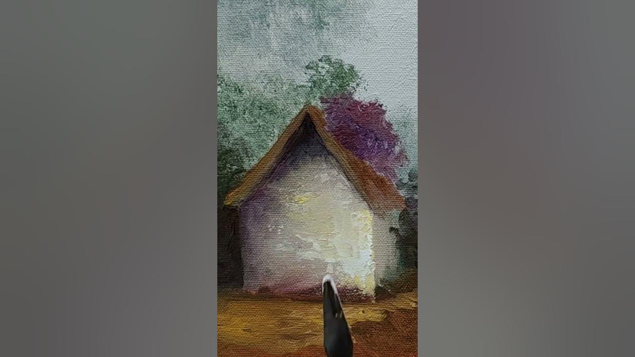 Oil Painting Landscape 13 By Yasser Fayad shorts YouTube