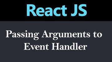 Passing Arguments to Event Handlers in React JS (Hindi)