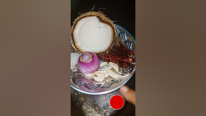 How to make easy Poondu Thakkali vengayam  Chutney in Tamil