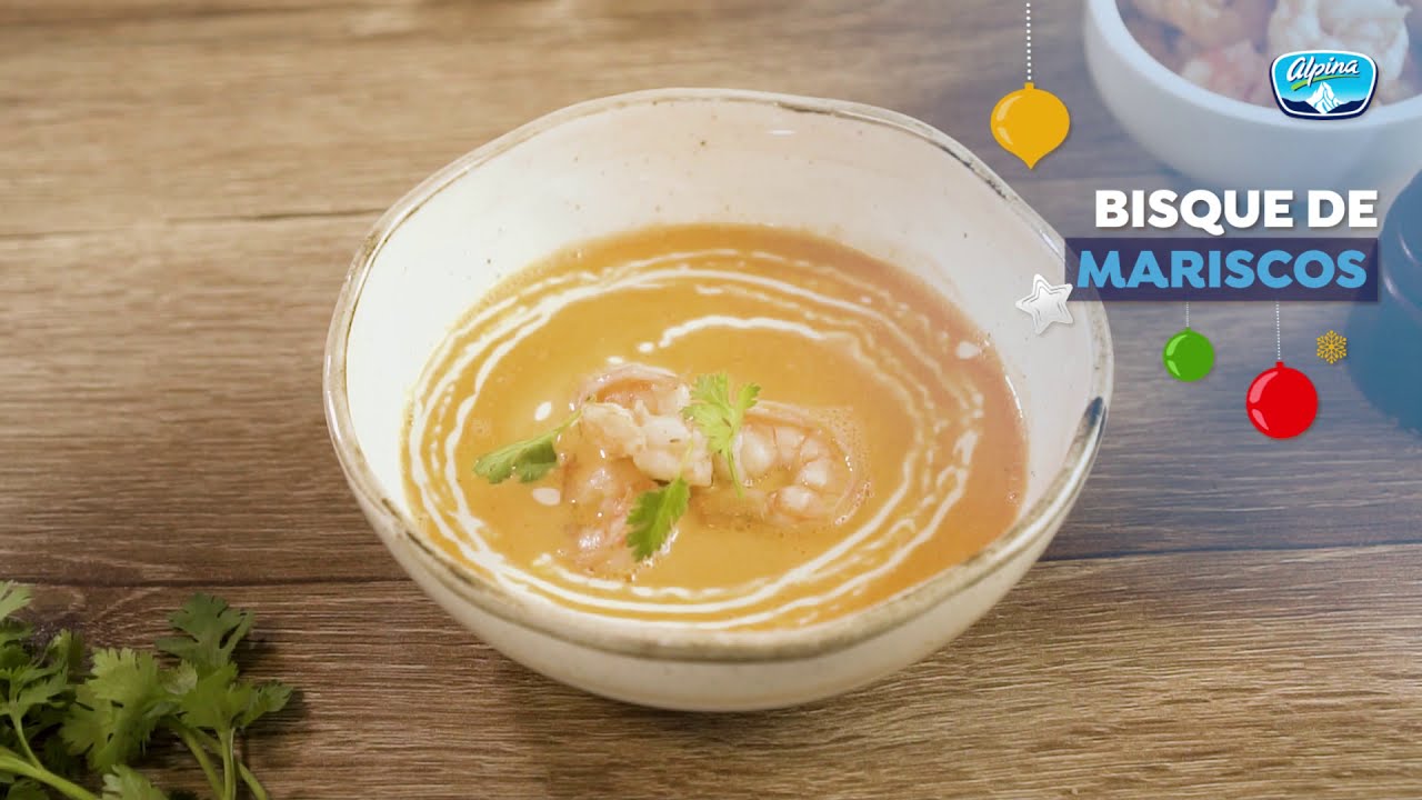 Bisques De Mariscos Con Crema Leche Alpina Cocinemos Juntos Youtube 