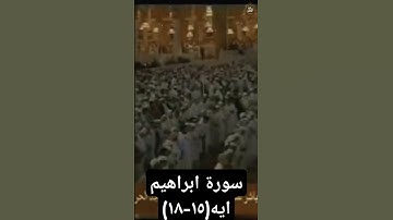 ايات من سورة ابراهيم بصوت الشريم *من فضلك تابع الصفحة* #اكسبلور #المنجد #علم  #explore #ترند #الشريم