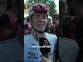 Demi Vollering was delighted for Célia Gery after her first Grand Tour stage win! 🩷👏