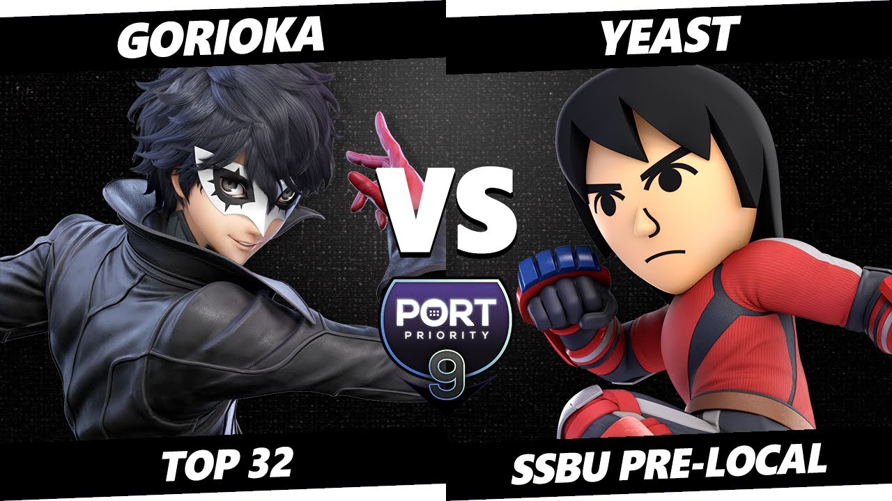 Port 9 Pre-Local - Yeast (Mii Brawler) Vs. Gorioka (Joker) Smash Ultimate - SSBU