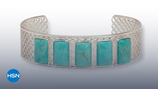Jay King Sterling Silver Chilean Turquoise Cuff Bracelet | HSN