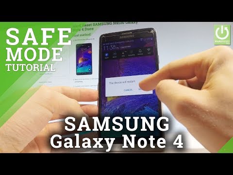 How to Enter Safe Mode in SAMSUNG Galaxy Note 4 - Quit Safe Mode