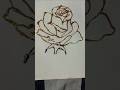 गुलाब का फूल 🌹🥀 🌹#drowing #trending #art #rose #ytshorts #trendingshorts