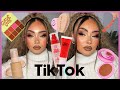 FULL FACE TikTok Viral Makeup 💗 First Impressions