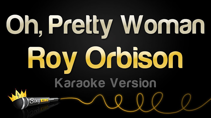 Pretty Woman Karaoke version - Karaoke performance video thumbnail