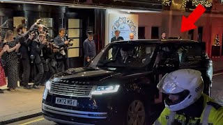 Prince William Arrives At The Savoy - Paparazzi Go Crazy