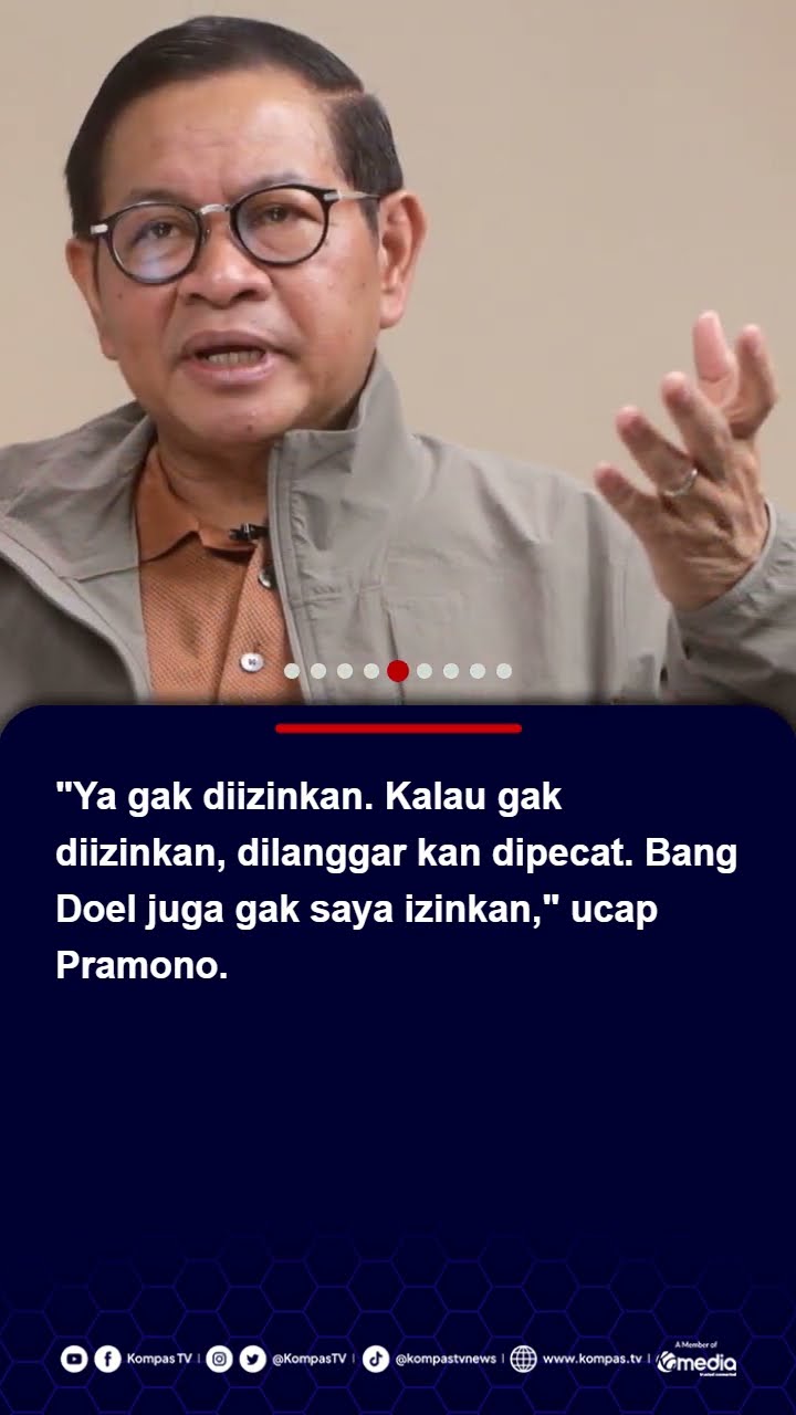 Gubernur Jakarta Terpilih Pramono Anung akan Larang ASN Poligami: Kalau Melanggar Dipecat #asn