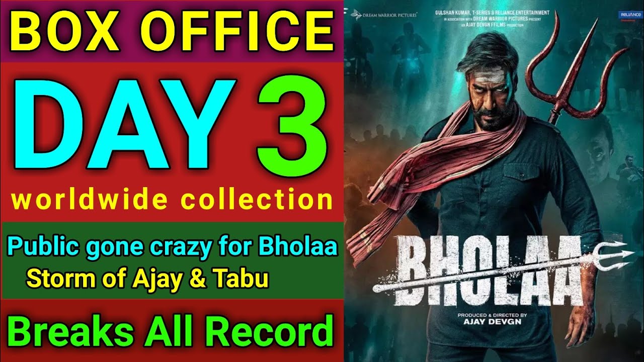 Bholaa Day 2 Box Office Collection, Day 3 Prediction, Huge Jump On Day 3,Bholaa Worldwide Collection
