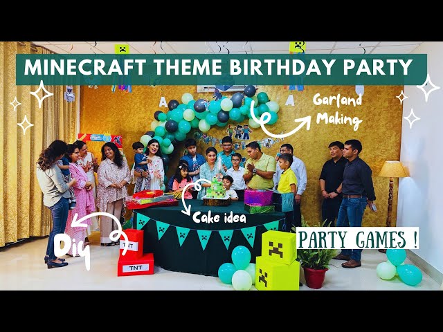 Minecraft / Birthday Minecraft birthday party