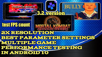 Damonps2 pro 3.2 version 2x Resolution Multiple Gameplays with Best Parameter Settings In Android 10