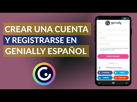 Cómo crear una cuenta y registrarse en GENIALLY en español - Fácilmente