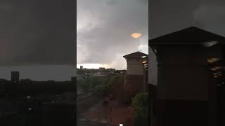 Time lapse of the mesocyclone and tornado in Lubbock 5 17 2021