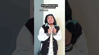 How different types of girls punishment🤣🤣#ytshorts #funny #pleasesubscribe