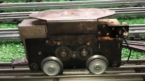 MARX DIESEL MOTOR / MOTOR # 6 / NEW GEAR / NEW BRUSH PLATE / RUNNING LIKE NEW