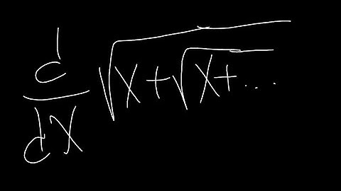 Derivative of an infinitely nested radical
