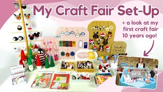 My Craft Fair Set Up | DIY Table Display and a look back at my first craft fair