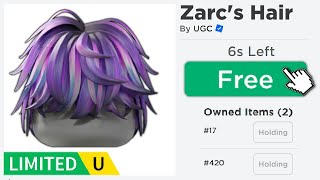 How To Get My Zarcs Hair Free Ugc Limited In Roblox All Steps