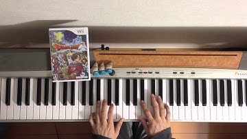 ドラゴンクエストX　クエスト次回予告　BGM（ピアノ）