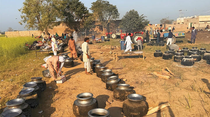 Grand Wedding Feast in Heart of Desert | Traditional Mutton Qorma Cooked with Love for 2000+ Guests