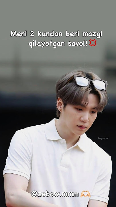 @BTS (Atvt kutaman repost qivorin db izdivat qilimi🤣✨) #uzbarmy #yoongi#fansvideo