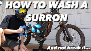 HOW TO WASH A SURRON!(DO THIS!)